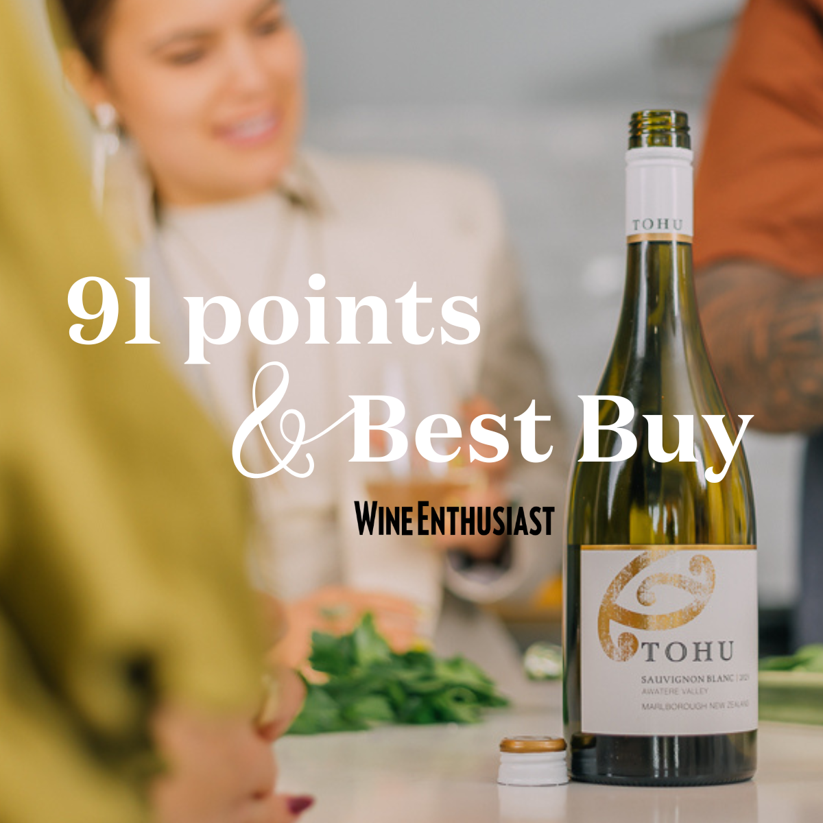 Tohu Sauvignon Blanc wins 'Best Buy' from Wine Enthusiast