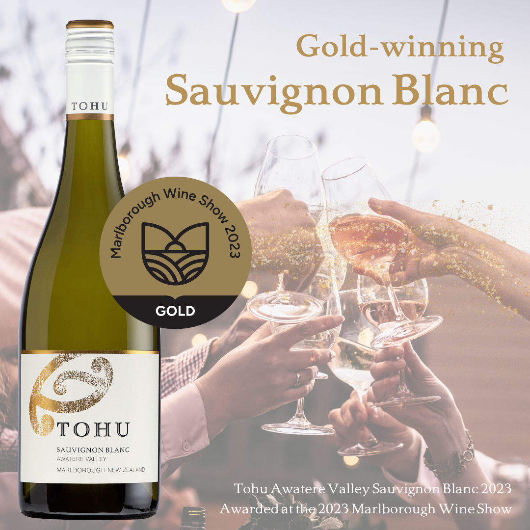 Gold-winning Sauvignon Blanc at the Marlborough Wine Show 2023